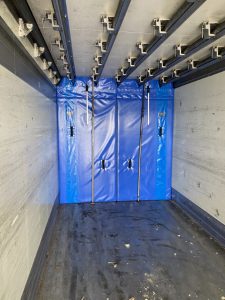 Perete despartitor izoterm pentru camion frigorific transport de carne agatata de 22t 003
