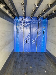 Perete despartitor izoterm pentru camion frigorific transport de carne agatata de 22t 002